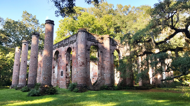 Old Sheldon Church Ruins
