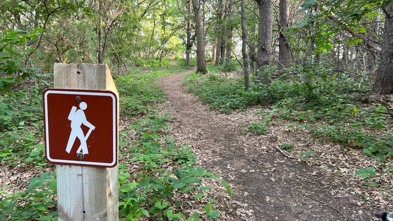 Trail at Union Grove State Park in South Dakota