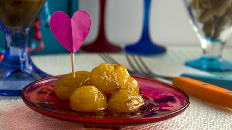 Bursa's culinary specialty of candied chestnuts