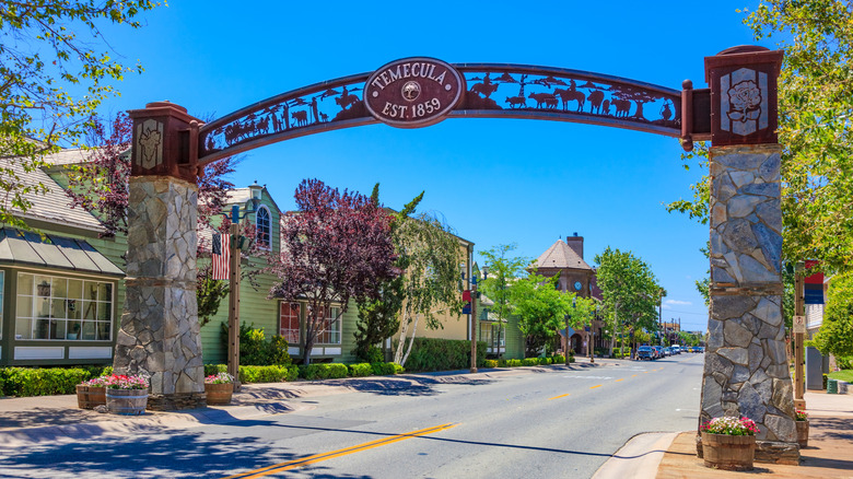 Sign in Temecula, California