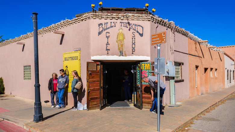 Billy the Kid gift shop in Mesilla, New Mexico