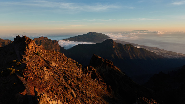 Panoramic views inside Cumbre Vieja National Park, La Palma, Spain