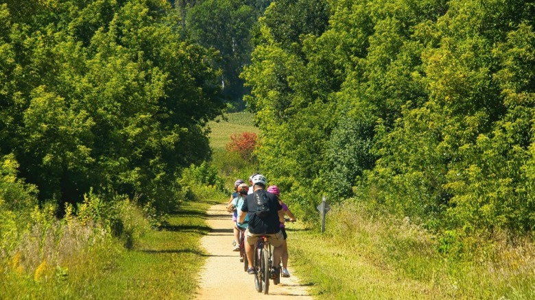 Riding the trails around Sparta, Wisconsin, the "Bicycling Capital of America."
