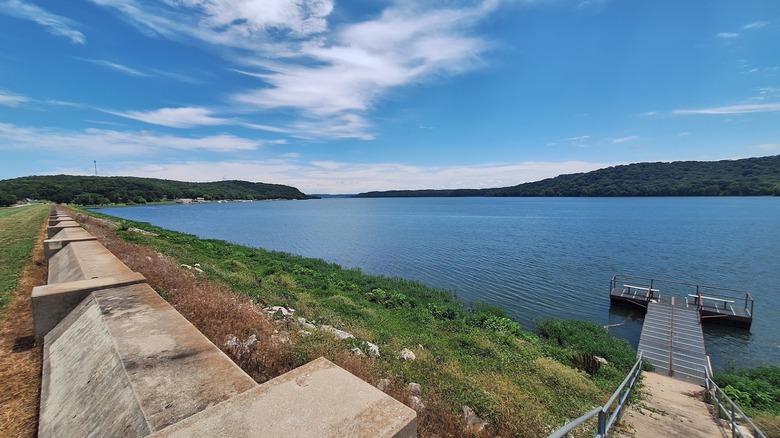 Spavinaw Lake in Spavinaw, Oklahoma