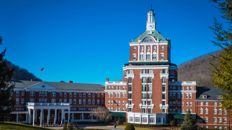Homestead Resort's historic red-brick buildings