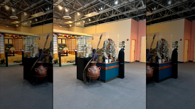 A display at Four Rivers Cultural Center in Ontario, Oregon