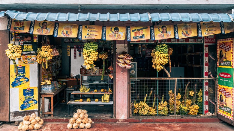 A shop selling fruit in Ahangama, Sri Lanka