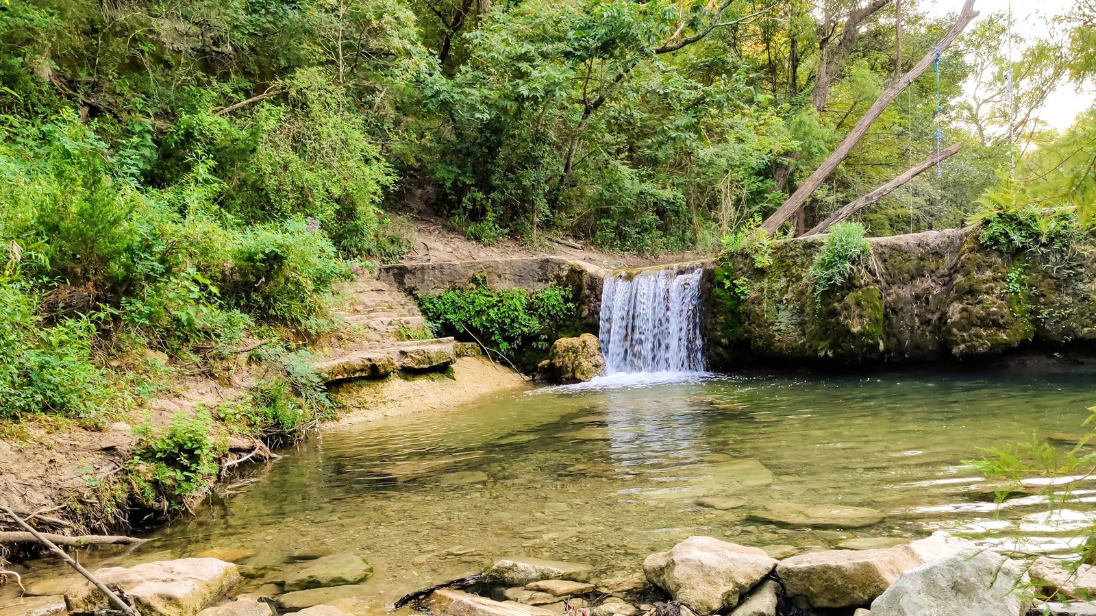 St. Edwards Greenbelt in Austin offers 3.6 miles of rugged trails