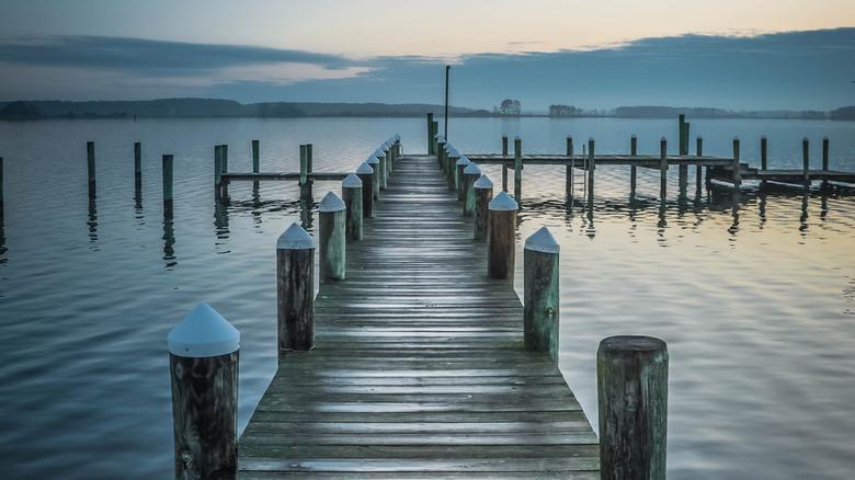 View of the pier on St. George Island