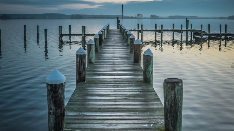 View of the pier on St. George Island