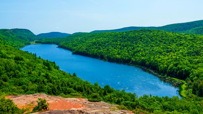 Lake of the clouds Porcupine Mountains Wilderness State Park