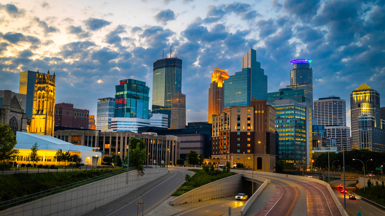 The Minneapolis, Minnesota skyline