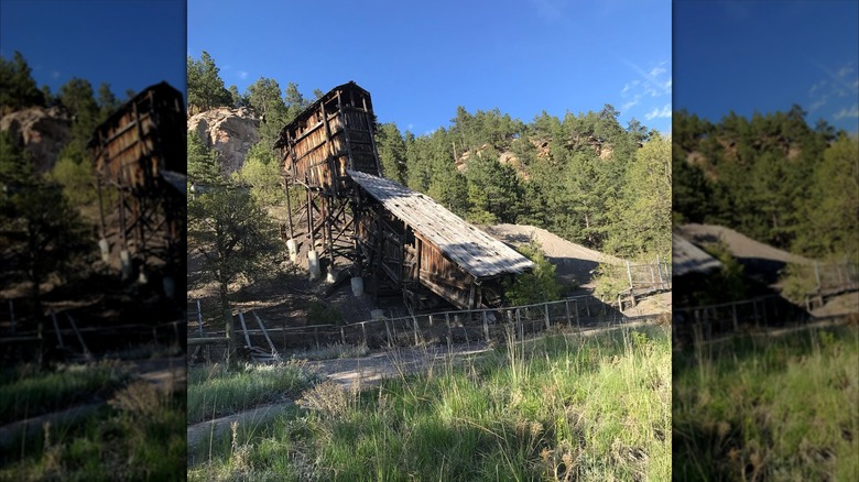 View of the Aladdin Coal Tipple in Wyoming