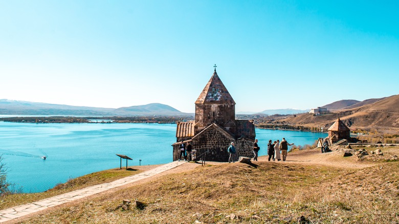 Sevanavank Monastery by Lake Sevan in Armenia