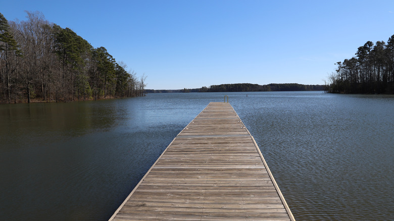 Boat ramp at Kerr Lake