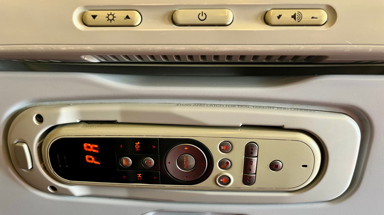 remote control of flight entertainment