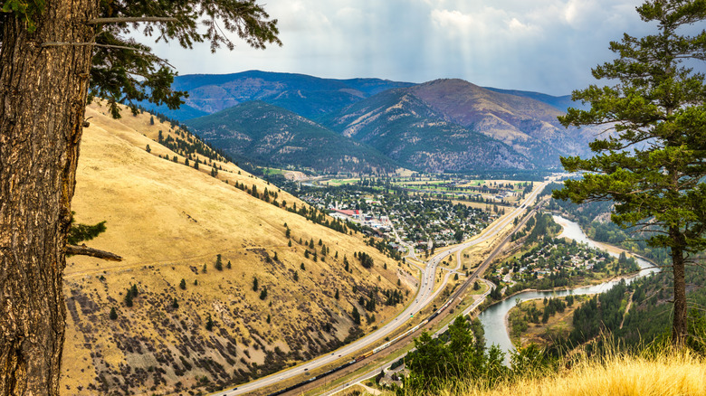 View from Sentinel Mountain in Missoula