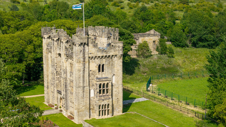A shot of Hylton Castle in Sunderland, England
