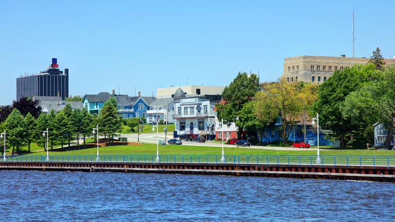 View of Sheboygan from Lake Michigan