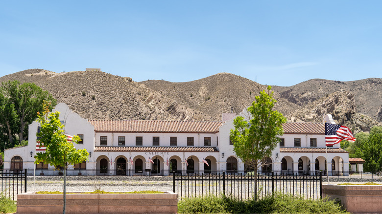 A historic train station in Caliente