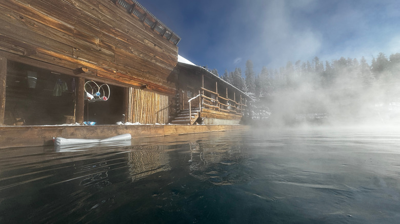 Burgdorf hot spring and cabin
