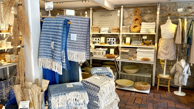 A boutique with handmade goods in Sweden