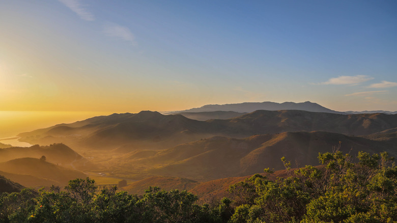View of Marin Headlands from Hawk Hill