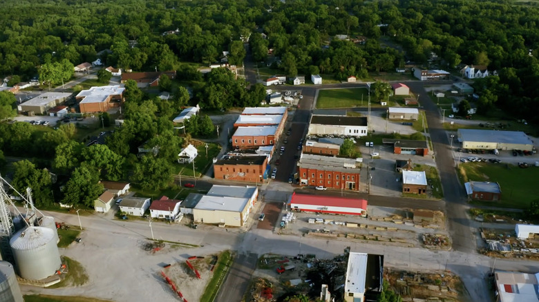 Aerial view of Sweet Springs