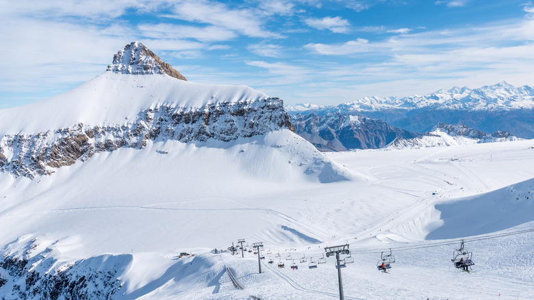 Glacier 3000 ski resort near Gstaad