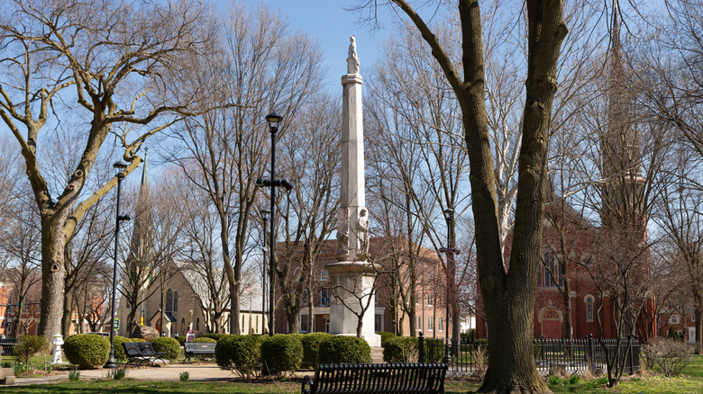 Washington Square Park in Ottawa, Illinois