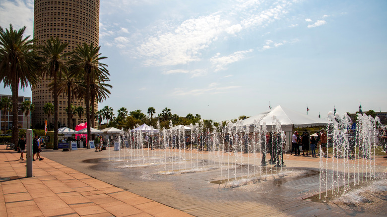 Fountains at Curtis Hixon Waterfront Park, Tampa