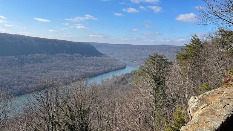 View of the Tennessee River from Signal Mountain