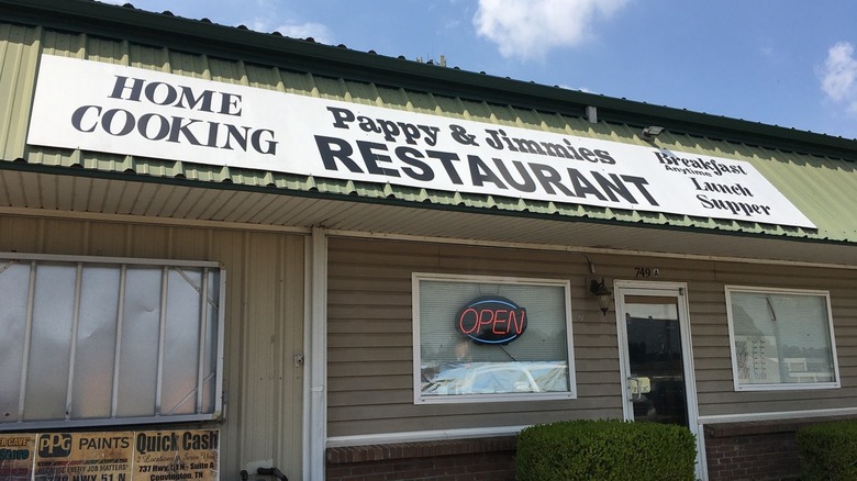 Pappy & Jimmies facade in Covington