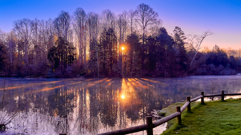 Sunrise at Cove Lake State Park, Caryville, Tennessee