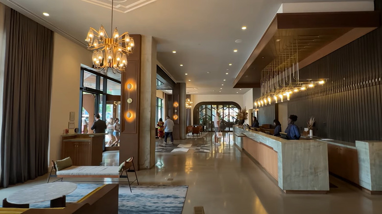 The lobby at Thompson Nashville