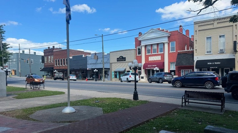 View of downtown Carthage, Tennessee