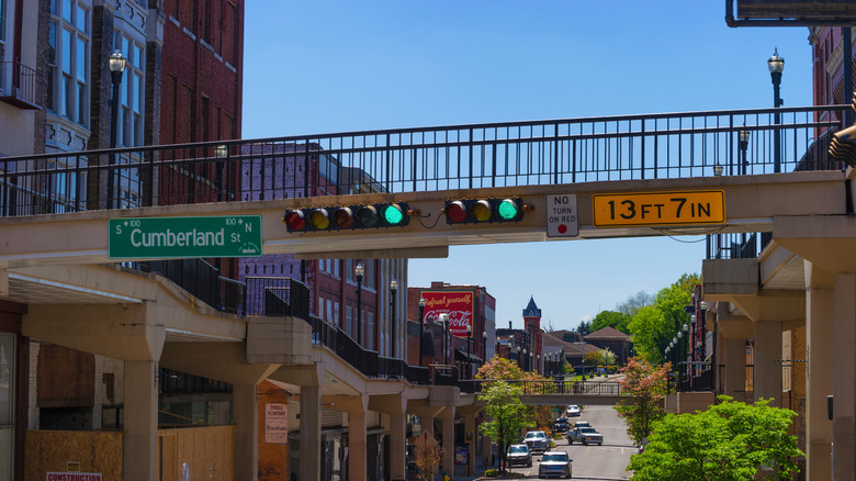 Street in downtown Morristown, Tennessee