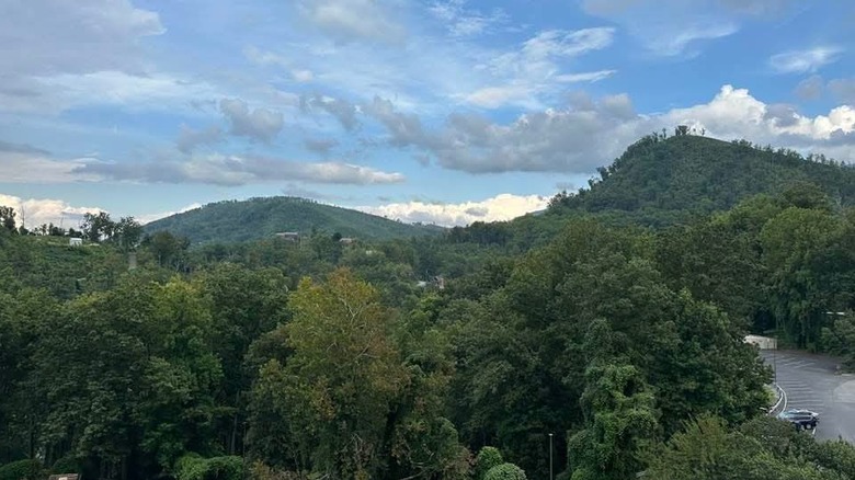 Mountain views from Park Vista Hotel By Doubletree Hilton