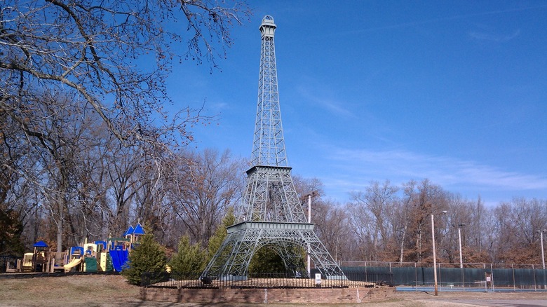 View of Eiffel Tower in Paris Tennessee