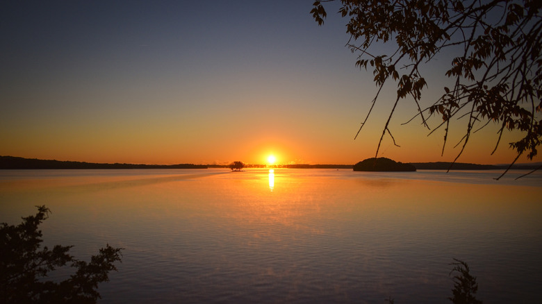 Sunrise over J. Percy Priest Lake near La Vergne