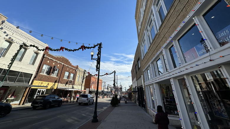 Downtown area in McKinney, Texas