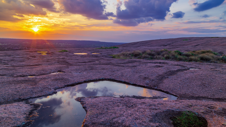 Dawn at Enchanted Rock State Park