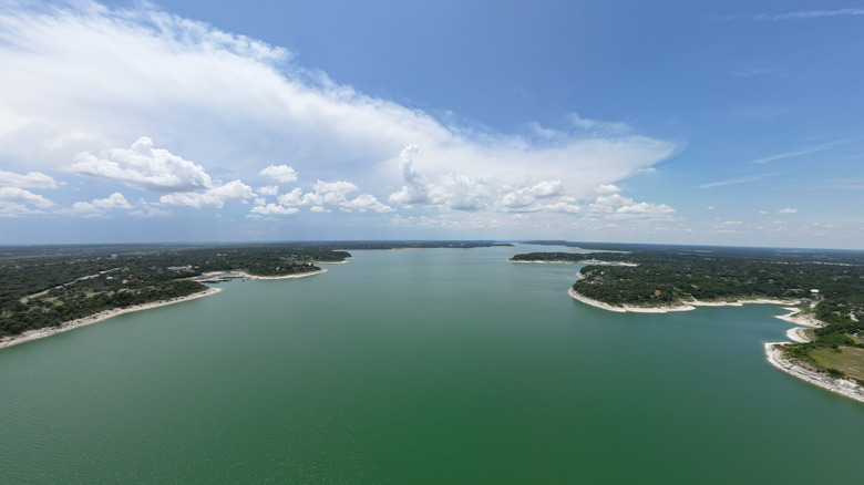 Scenery of Belton Lake in Texas