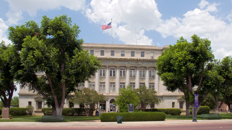Courthouse in downtown Breckenridge, Texas