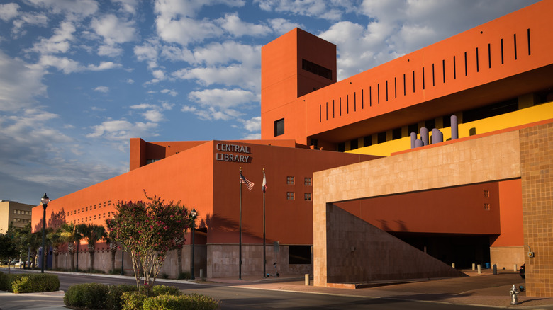 The exterior of the San Antonio Central Library