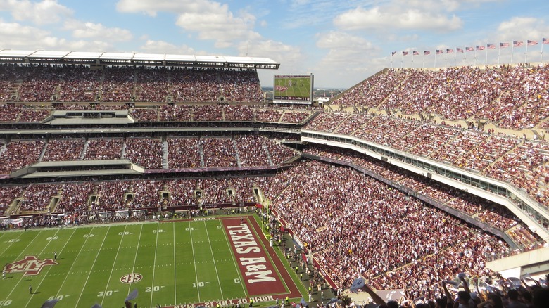 Gameday at Kyle Field at Texas A&M University in Texas