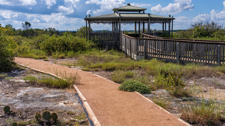 Balcones Wildlife Refuge pavilion and trail