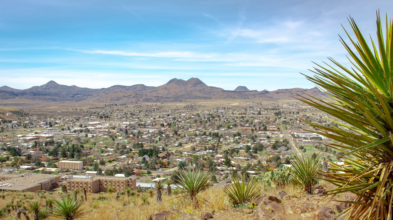 Cityscape of Alpine, Texas