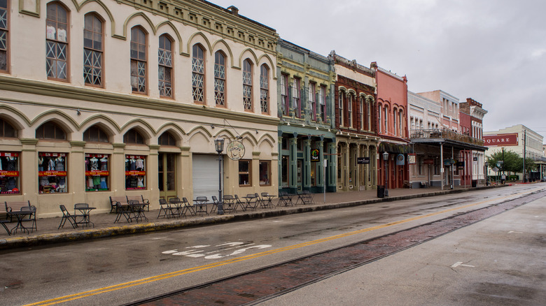 The Strand in downtown Galveston