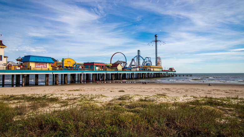 Pleasure Pier on Galveston Island